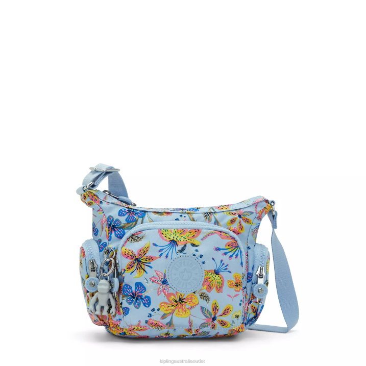 Gabbie Mini Printed Crossbody Bag Kipling Wild Flowers Women 8T6J141 Crossbody Bags