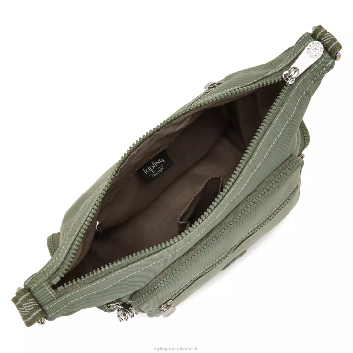 Gabbie Small Crossbody Bag Kipling Dark Seaweed Women 8T6J75 Crossbody Bags