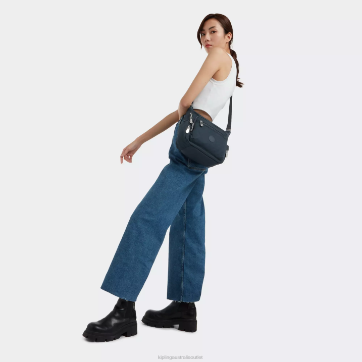 Gabbie Small Crossbody Bag Kipling Rich Blue Women 8T6J76 Crossbody Bags