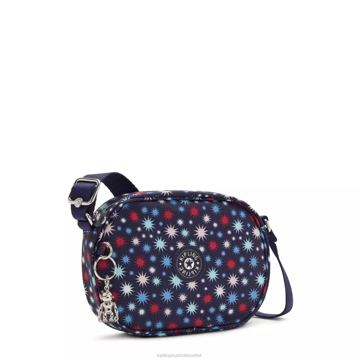 Gema Printed Crossbody Bag Kipling Funky Stars Women 8T6J220 Crossbody Bags