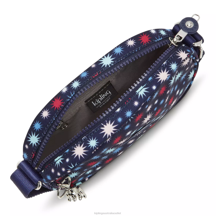 Gema Printed Crossbody Bag Kipling Funky Stars Women 8T6J220 Crossbody Bags