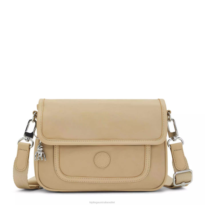 Inaki Small Crossbody Bag Kipling Natural Beige Women 8T6J180 Crossbody Bags