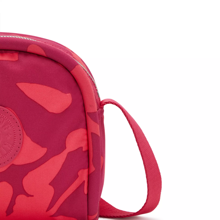 Jesper Printed Crossbody Bag Kipling Coral Flowers Women 8T6J189 Crossbody Bags