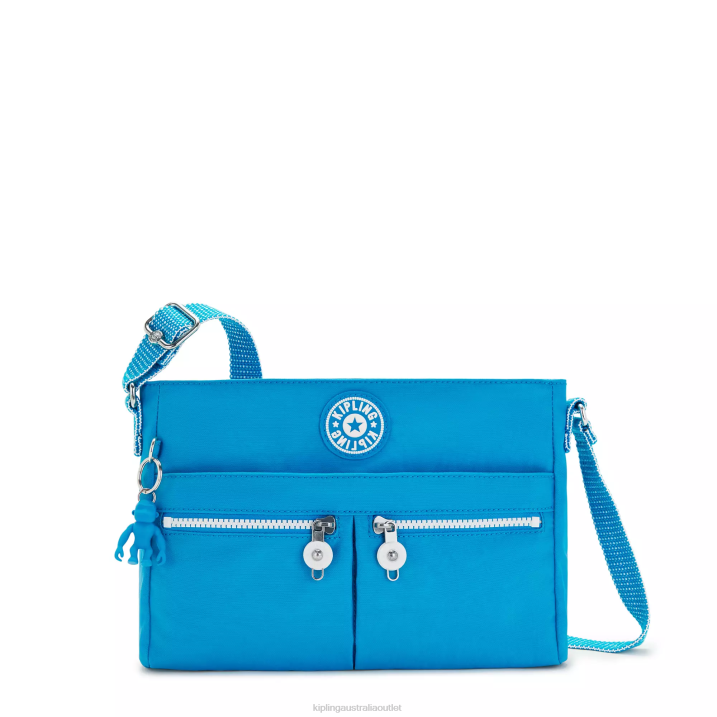 New Angie Crossbody Bag Kipling Eager Blue Women 8T6J170 Crossbody Bags