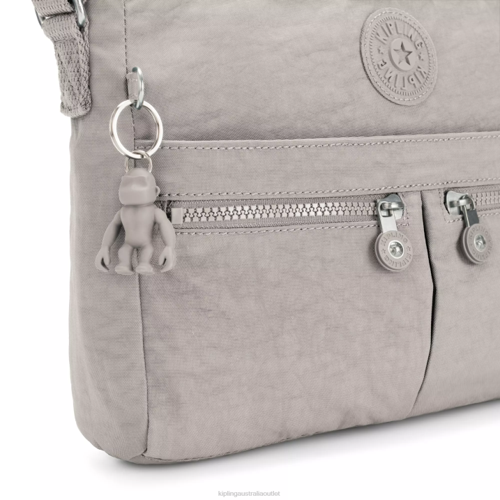 New Angie Crossbody Bag Kipling Grey Gris Women 8T6J167 Crossbody Bags