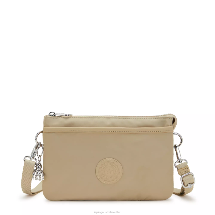 Riri Crossbody Bag Kipling Natural Beige Women 8T6J66 Crossbody Bags