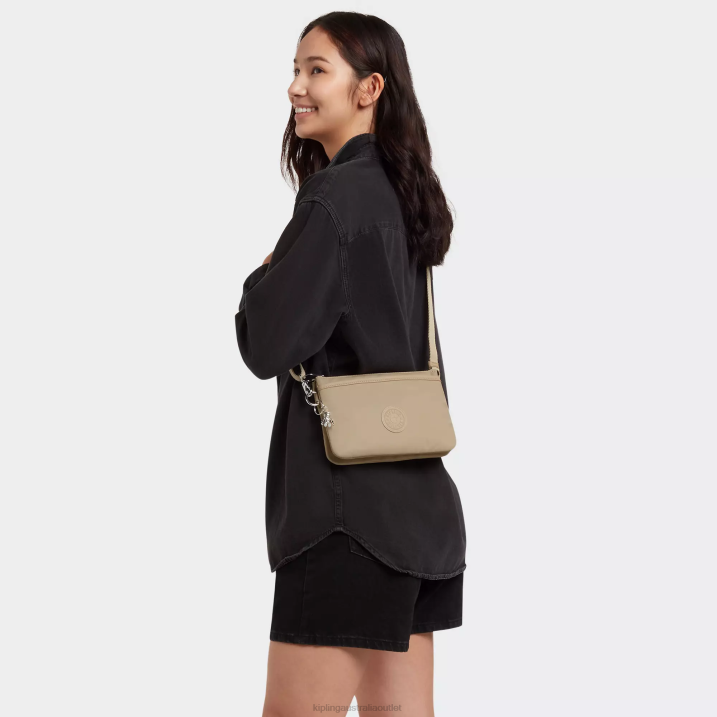 Riri Crossbody Bag Kipling Natural Beige Women 8T6J66 Crossbody Bags