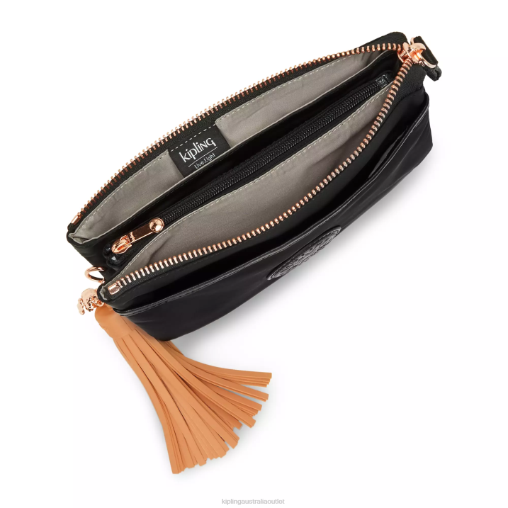 Riri Crossbody Bag Kipling Rose Black Women 8T6J103 Crossbody Bags