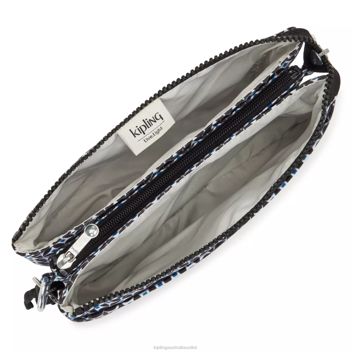 Riri Printed Crossbody Bag Kipling Blackish Tile Women 8T6J143 Crossbody Bags