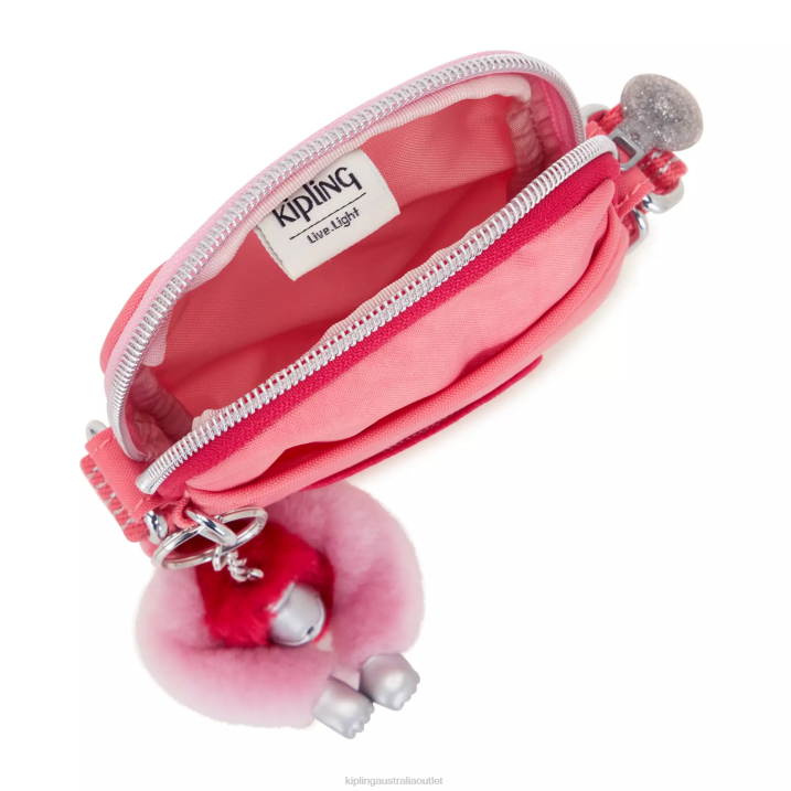 Tally Crossbody Phone Bag Kipling Joyous Pink Fun Women 8T6J26 Crossbody Bags