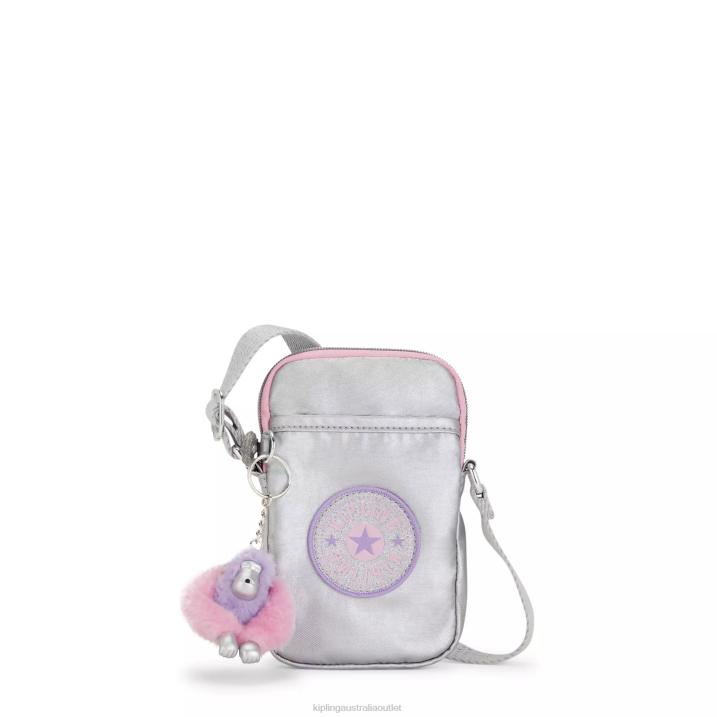 Tally Metallic Crossbody Phone Bag Kipling Candy metal Fun Women 8T6J29 Crossbody Bags