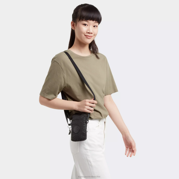 Tally Printed Crossbody Phone Bag Kipling Signature Embossed Women 8T6J70 Crossbody Bags