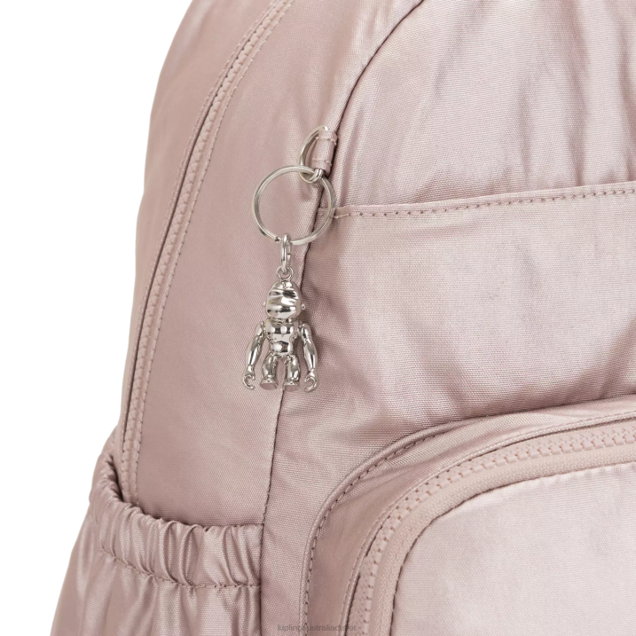 Maisie Diaper Backpack Kipling Metallic Rose Women 8T6J279 Diaper Bags