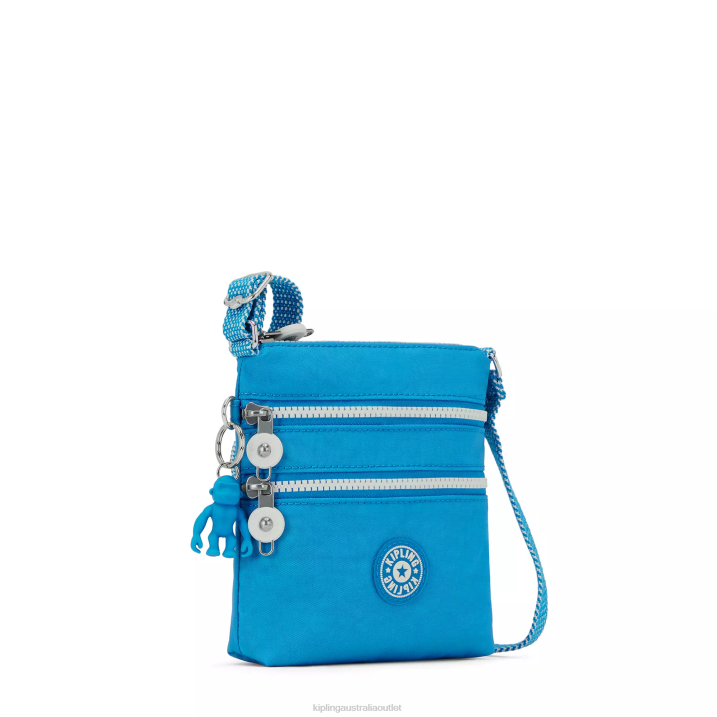 Alvar Extra Small Mini Bag Kipling Eager Blue Women 8T6J115 Mini Bags