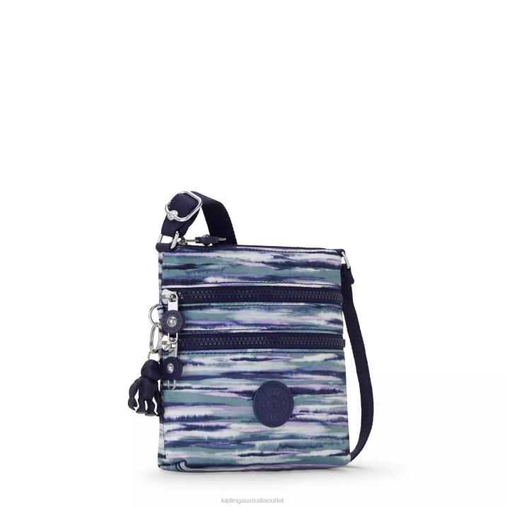 Alvar Extra Small Printed Mini Bag Kipling Brush Stripes Women 8T6J71 Mini Bags