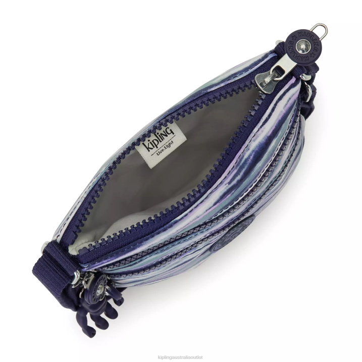 Alvar Extra Small Printed Mini Bag Kipling Brush Stripes Women 8T6J71 Mini Bags