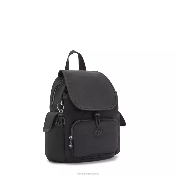 City Pack Mini Backpack Kipling Black Noir Women 8T6J412 Mini Bags