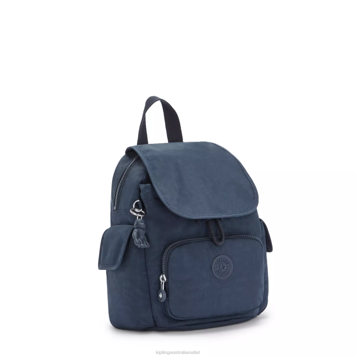 City Pack Mini Backpack Kipling Blue Bleu Women 8T6J413 Mini Bags