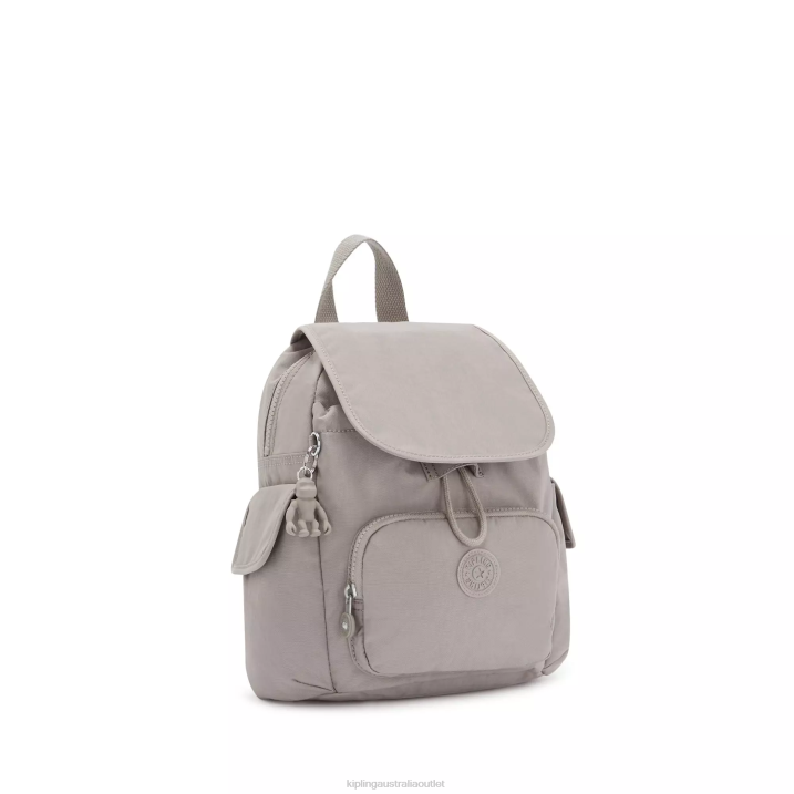 City Pack Mini Backpack Kipling Grey Gris Women 8T6J410 Mini Bags