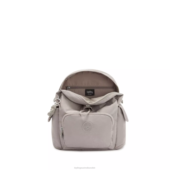 City Pack Mini Backpack Kipling Grey Gris Women 8T6J410 Mini Bags