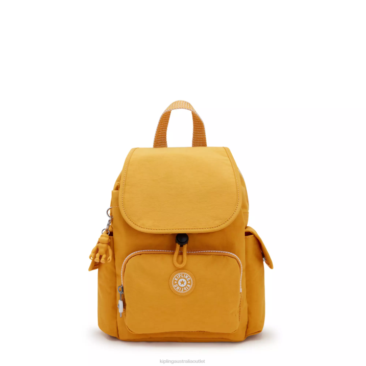 City Pack Mini Backpack Kipling Rapid Yellow Women 8T6J411 Mini Bags
