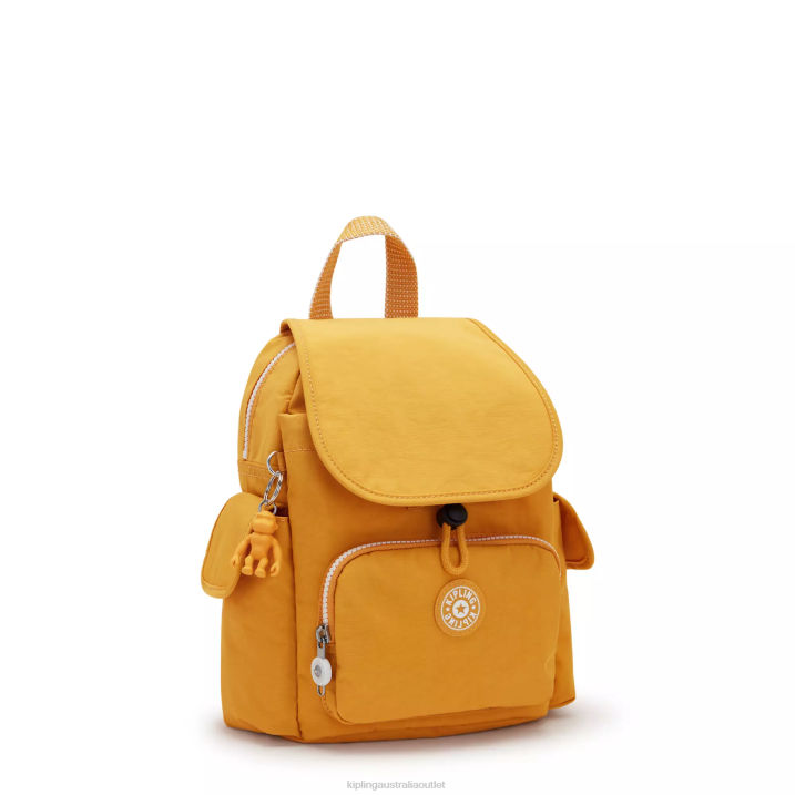 City Pack Mini Backpack Kipling Rapid Yellow Women 8T6J411 Mini Bags
