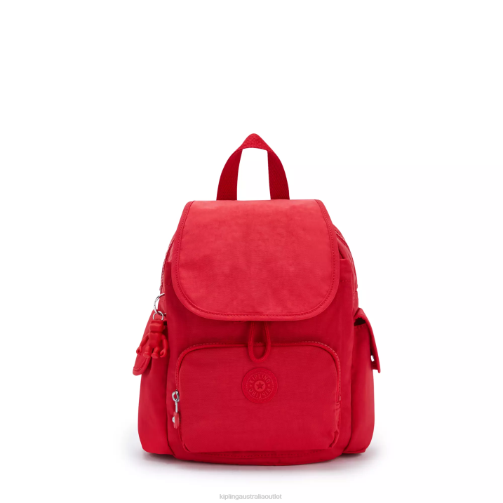 City Pack Mini Backpack Kipling Red Rouge Women 8T6J415 Mini Bags