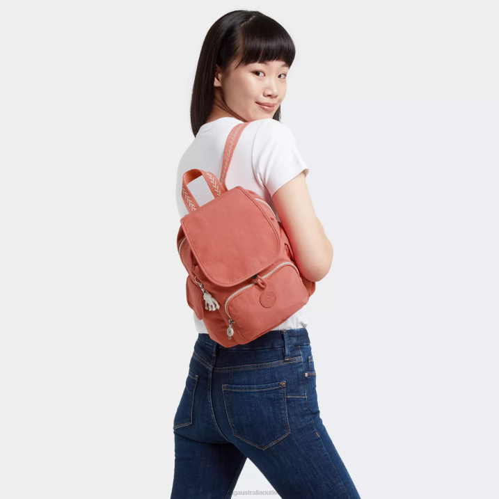 City Pack Mini Backpack Kipling Vintage Pink Women 8T6J416 Mini Bags