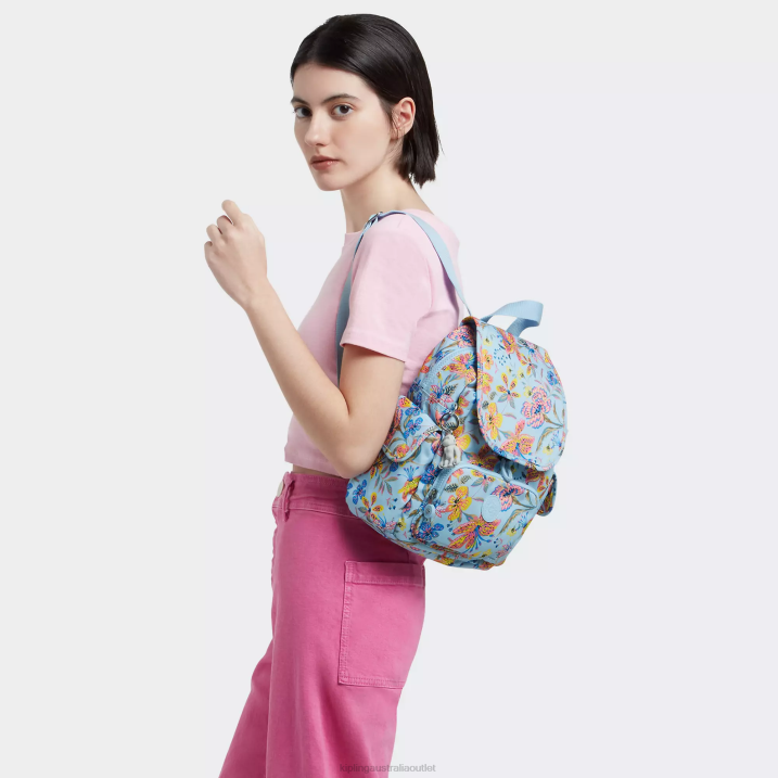 City Pack Mini Printed Backpack Kipling Wild Flowers Women 8T6J499 Mini Bags