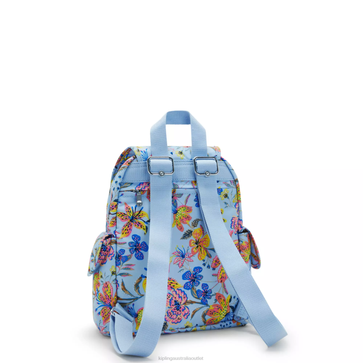 City Pack Mini Printed Backpack Kipling Wild Flowers Women 8T6J499 Mini Bags