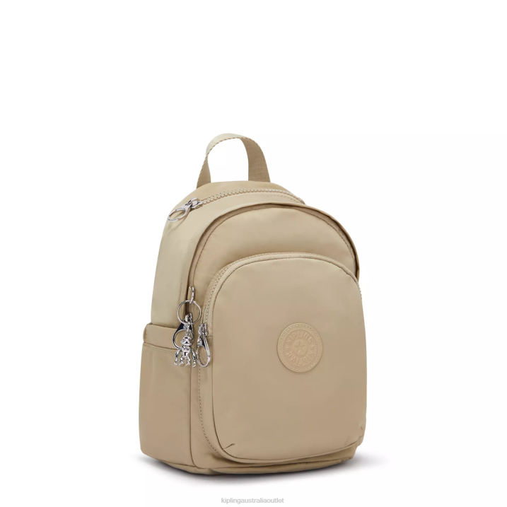 Delia Mini Backpack Kipling Natural Beige Women 8T6J368 Mini Bags