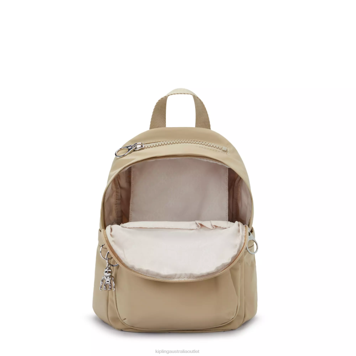 Delia Mini Backpack Kipling Natural Beige Women 8T6J368 Mini Bags