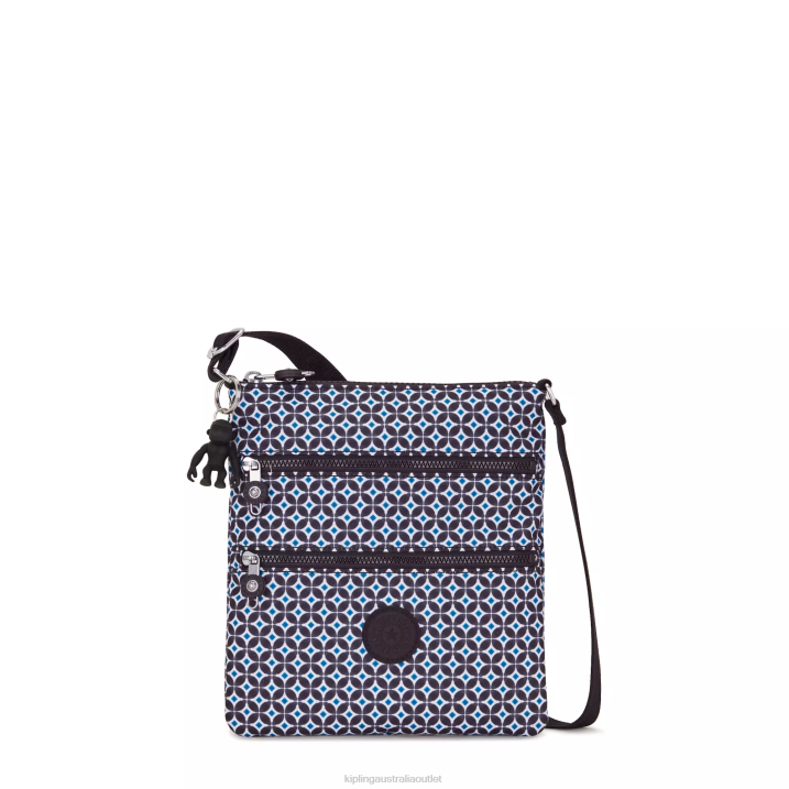 Keiko Printed Crossbody Mini Bag Kipling Blackish Tile Women 8T6J8 Mini Bags