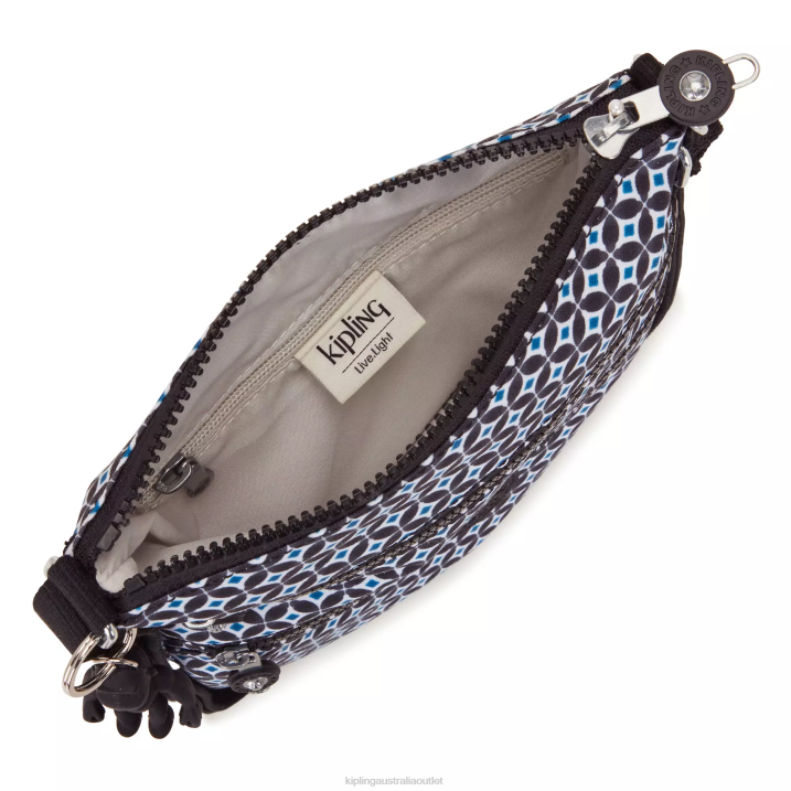 Keiko Printed Crossbody Mini Bag Kipling Blackish Tile Women 8T6J8 Mini Bags