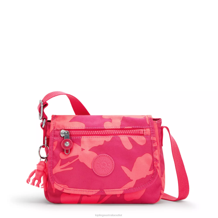 Sabian Printed Crossbody Mini Bag Kipling Coral Flower Women 8T6J9 Mini Bags