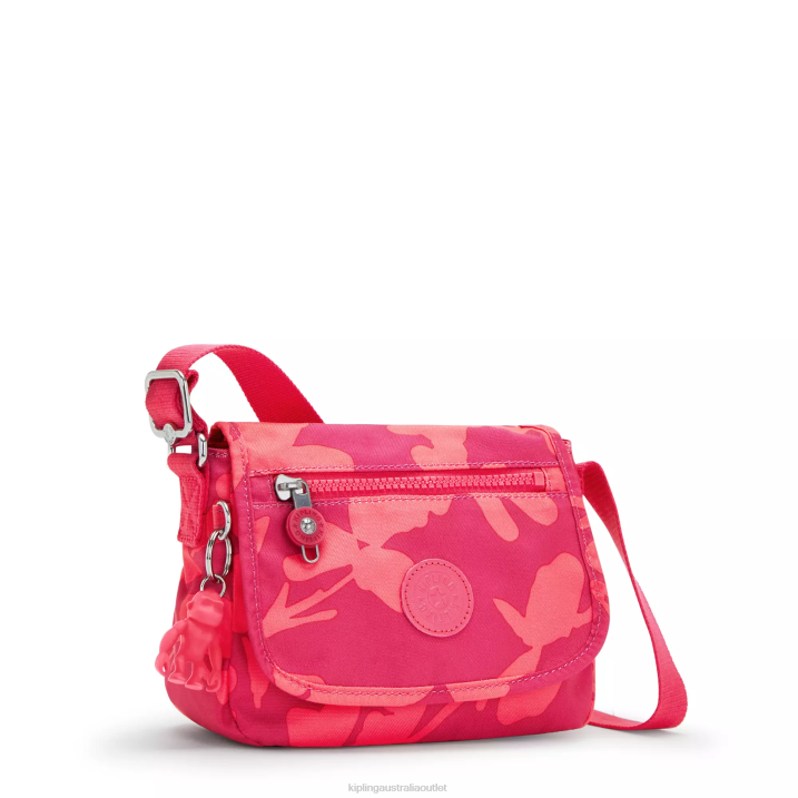 Sabian Printed Crossbody Mini Bag Kipling Coral Flower Women 8T6J9 Mini Bags