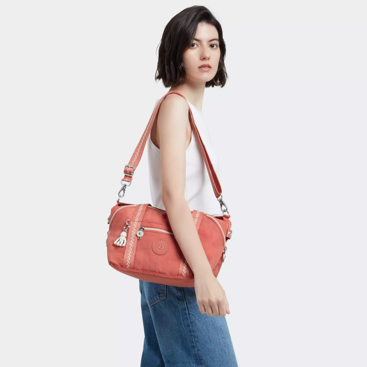 Art Mini Shoulder Bag Kipling Vintage Pink Women 8T6J41 Shoulder Bags