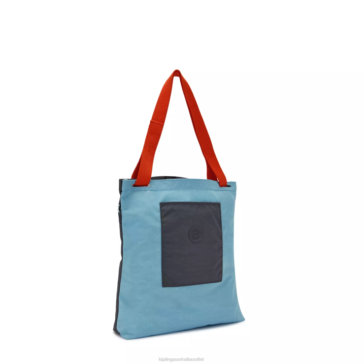 Annas Tote Bag Kipling Pool Blue Women 8T6J272 Tote Bags
