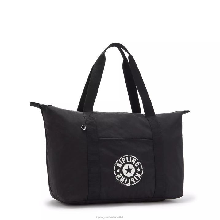 Art Medium Lite Tote Bag Kipling Black Lite Women 8T6J268 Tote Bags