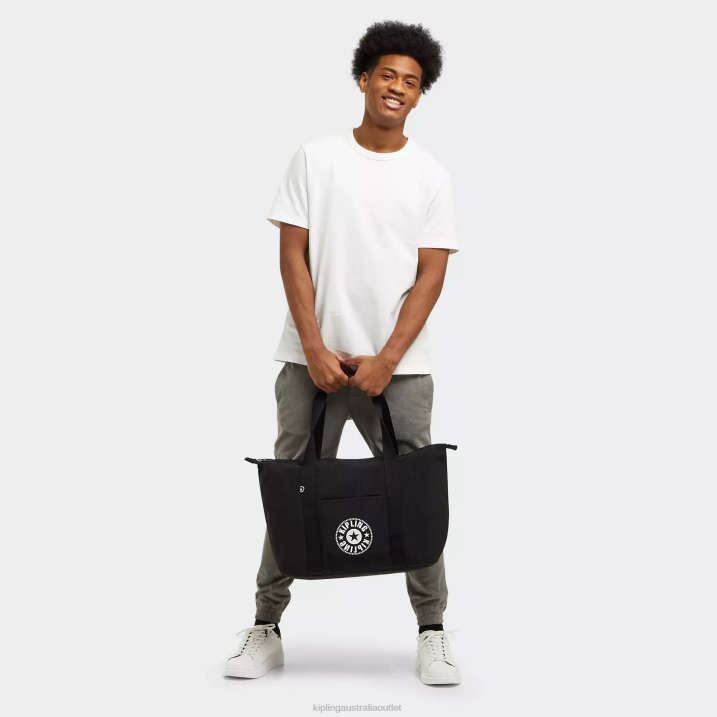 Art Medium Lite Tote Bag Kipling Black Lite Women 8T6J268 Tote Bags