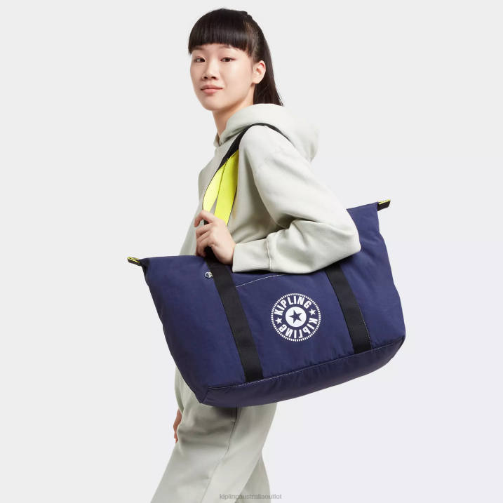 Art Medium Lite Tote Bag Kipling Ultimate Navy Women 8T6J267 Tote Bags