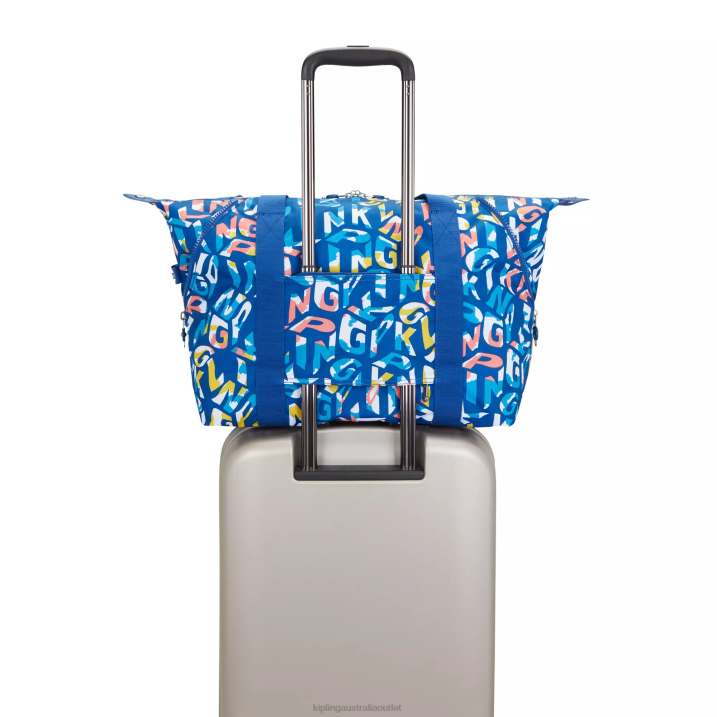 Art Medium Printed Tote Bag Kipling Neon Women 8T6J259 Tote Bags