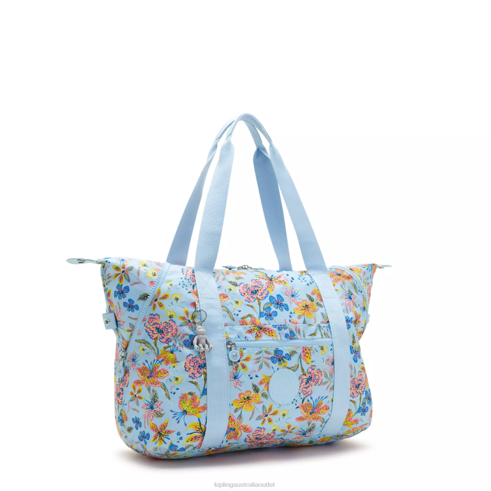Art Medium Printed Tote Bag Kipling Wild Flowers Women 8T6J262 Tote Bags
