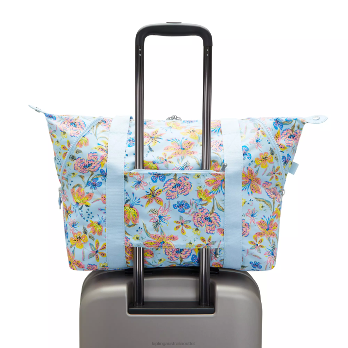 Art Medium Printed Tote Bag Kipling Wild Flowers Women 8T6J262 Tote Bags