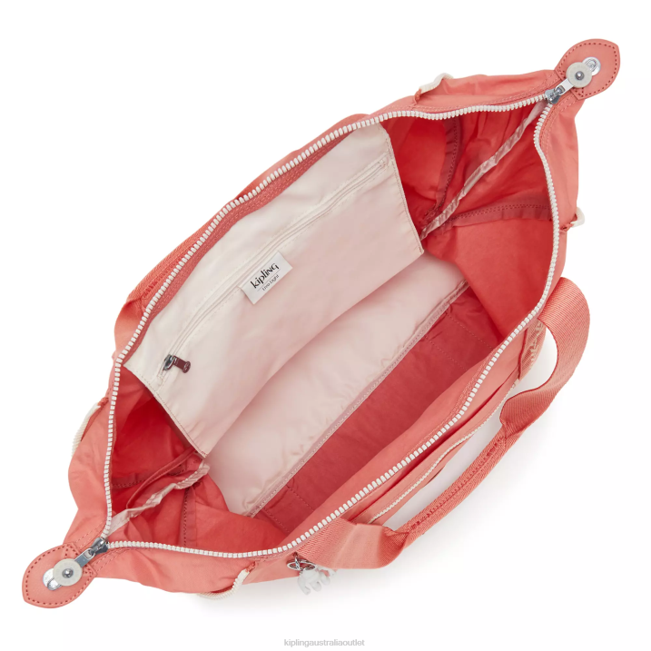 Art Medium Tote Bag Kipling Vintage Pink Women 8T6J257 Tote Bags