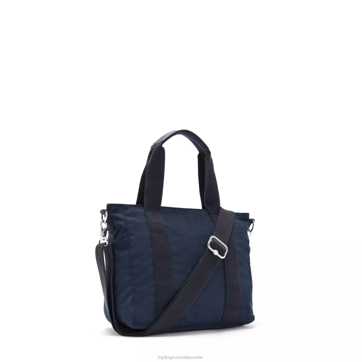 Asseni Mini Tote Bag Kipling Blue Bleu Women 8T6J107 Tote Bags