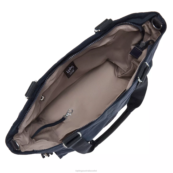 New Shopper Small Tote Bag Kipling Blue Bleu Women 8T6J275 Tote Bags