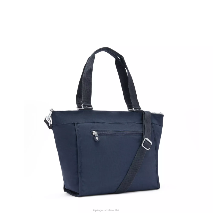 New Shopper Small Tote Bag Kipling Blue Bleu Women 8T6J275 Tote Bags