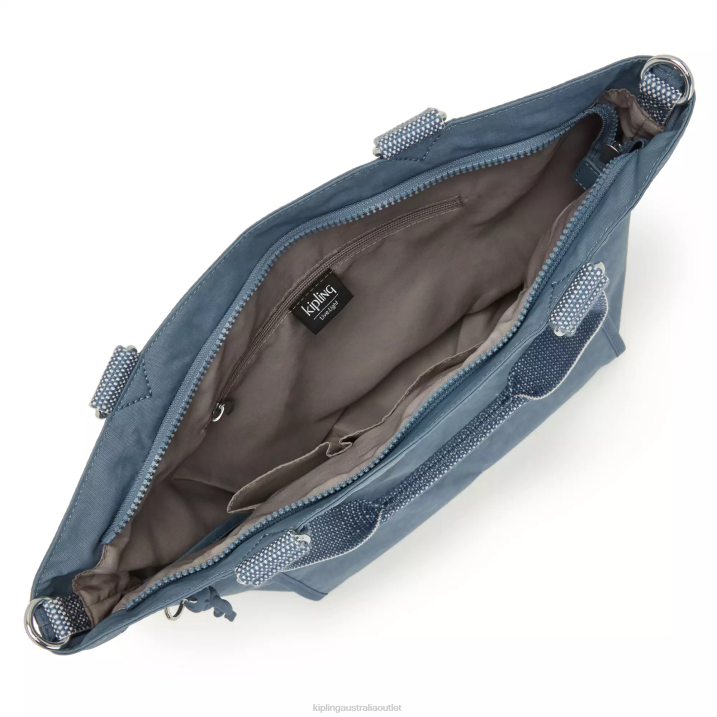 New Shopper Small Tote Bag Kipling Brush Blue Women 8T6J274 Tote Bags