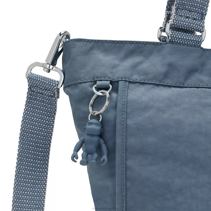 New Shopper Small Tote Bag Kipling Brush Blue Women 8T6J274 Tote Bags